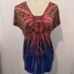 One World Multicolor Top